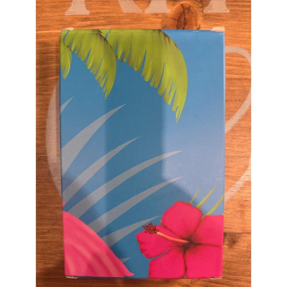 NEW Tropical Drink Recipes 24 Mixed Drinks Pink Flamingo Cards‎